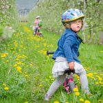 Radfahren in der Blüte