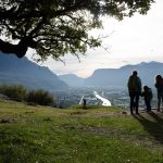 Blick von Castelfeder zur Salurner Klause