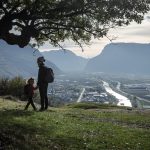 Blick von Castelfeder zur Salurner Klause