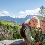 Anna und Anni vor den Rittner Erdpyramiden