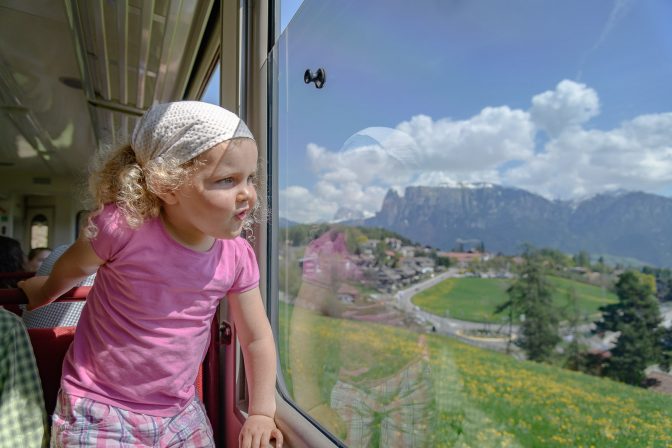 Fahrt mit der Rittner Bahn