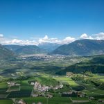 Blick von der Burg Boymont auf Bozen und Missian