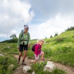 wandern zum Gipfel des Roen