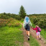 wandern zum Gipfel des Roen