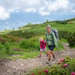 wandern zum Gipfel des Roen