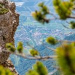 Blick vom Roen auf Tramin