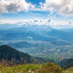 Ausblick vom Roen auf das Südtiroler Unterland