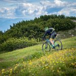 Mountainbiker auf dem Roen