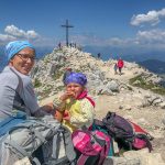 am Gipfelkreuz des Weißhorns