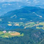 Blick vom Weißhorn nach Maria Weißenstein