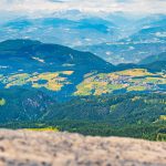 Blick vom Weißhorn auf Deutschnofen