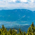 Blick vom Weißhorn nach Tramin und Mendelgebirge