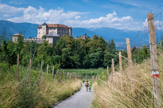 Wanderung zum Schloss Castel Thun im Nonstal