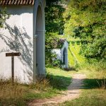 Kreuzgang hinauf zur Gleifkirche in Eppan Berg