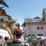 Parade beim Almabtrieb in Latzfons