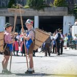 Parade beim Almabtrieb in Latzfons