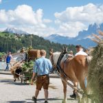 Parade beim Almabtrieb in Latzfons