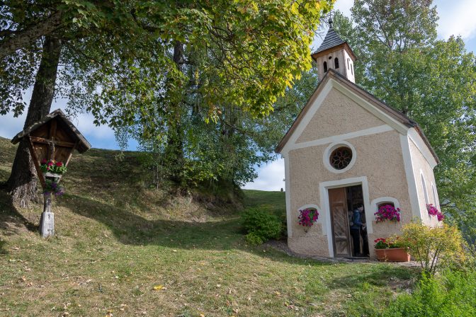 Lourdeskapelle in Radein beim Thomaser Hof