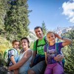 Fam. Pomella mit Weißhorn im Hintergund