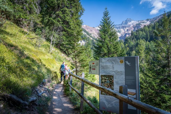 wandern unterm Weißhorn