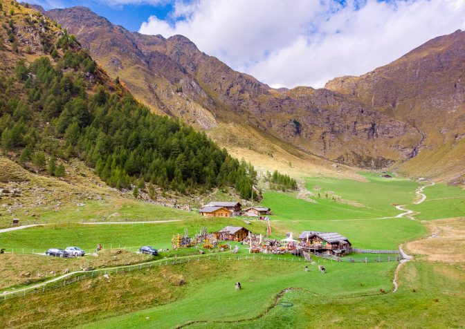 Pranter Stadl Hütte im Altfasstal