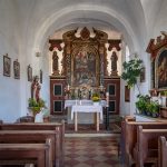 Altar in Klosterkiche in Gschnon