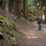 Mountainbiker auf Kanzelweg