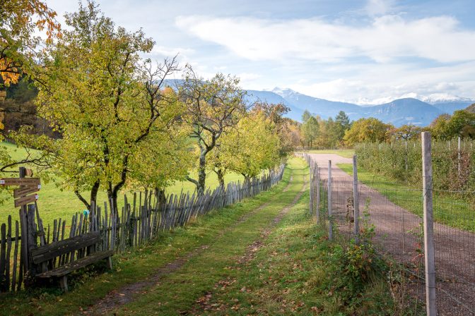 Wanderweg von Unterglaning nach Greifenstein