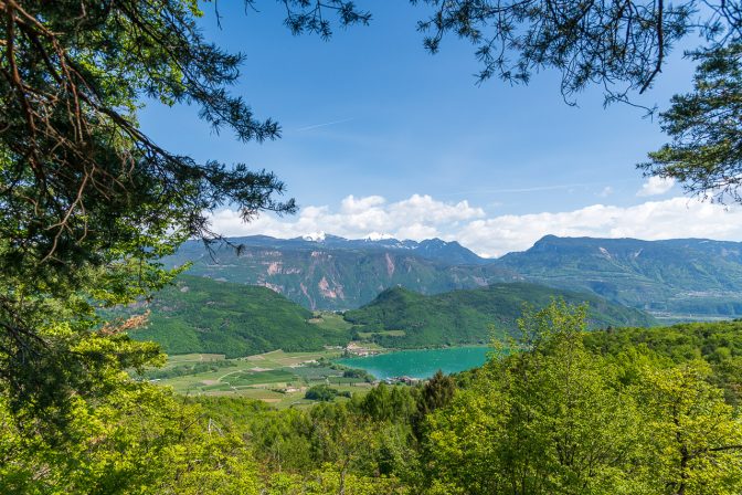 Ausblick auf den Kalterer See