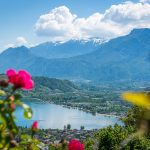 Blick auf den Caldonazzosee von der Via Castagne aus