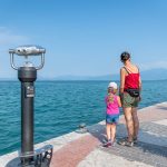 Blick auf den Gardasee von Lazise aus gesehen