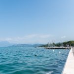 Segelboothafen in Lazise am Gardasee