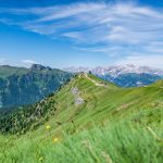 Col di Rosc mit Crepa Neigra und Rosengartengruppe im Hintergrund