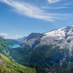 Marmolata mit Lago di Fedaia