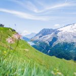 Marmolata mit Lago di Fedaia