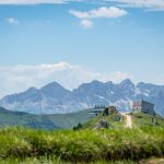 Col di Rosc mit Rosengartengruppe im Hintergrund