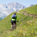 Mountainbiker auf dem Friedrich-August-Weg