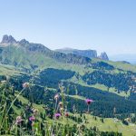 Roßzähne und Schlern im Hintergrund