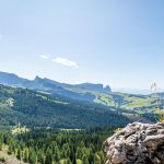 Blick auf den Schlern und Seiser Alm