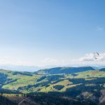 Blick auf den Schlern und Seiser Alm