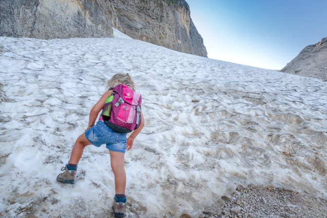 Schnee im August, das ist schon etwas Besonderes!