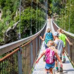 Hängebrücke über die 1000 Stufen Schlucht