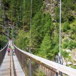 Hängebrücke über die 1000 Stufen Schlucht