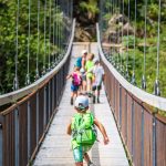 Hängebrücke über die 1000 Stufen Schlucht