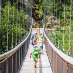 Hängebrücke über die 1000 Stufen Schlucht