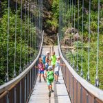 Hängebrücke über die 1000 Stufen Schlucht