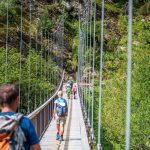 Hängebrücke über die 1000 Stufen Schlucht