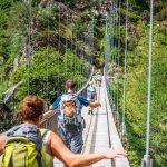 Hängebrücke über die 1000 Stufen Schlucht