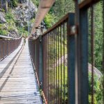 Hängebrücke über die 1000 Stufen Schlucht