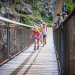 Hängebrücke über die 1000 Stufen Schlucht